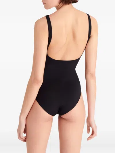 Eres Asia Panelled One-piece Swimsuit In Black