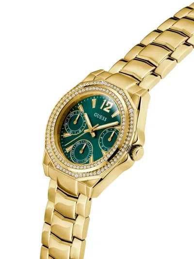 Guess Usa Chronograph Quartz 36mm In Gold