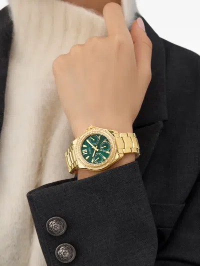 Guess Usa Chronograph Quartz 36mm In Gold