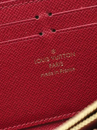 Pre-owned Louis Vuitton 2018 Clemence Monogram-pattern Leather Wallet In Brown