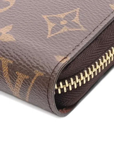 Pre-owned Louis Vuitton 2021s Zippy Monogram-canvas Wallet In Brown