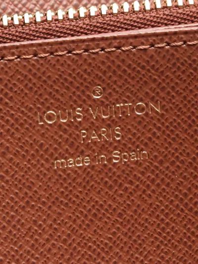 Pre-owned Louis Vuitton 2021s Zippy Monogram-canvas Wallet In Brown