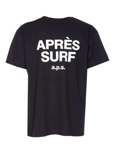 Après Surf Makalu Crewneck T-shirt In Black