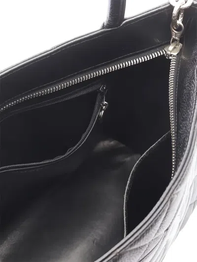 Pre-owned Chanel 2000-2002 Quilted Tote Bag In Black