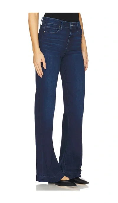Paige Leenah Wide Leg Jeans In Blue