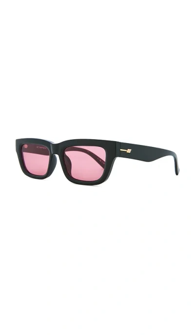 Le Specs Le Castle 54mm D-frame Sunglasses In Black