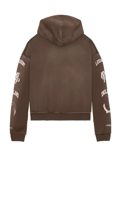 Represent Legacy Crest Hoodie In Brown