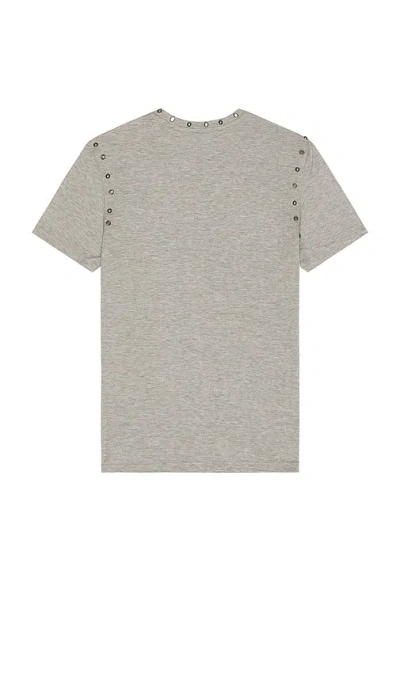 Jaded London Stud Mist Tee In Gray