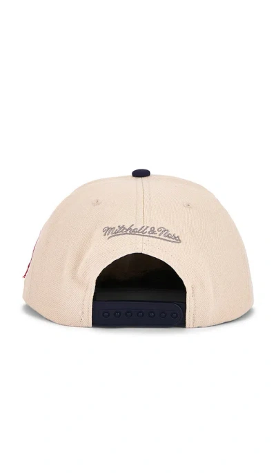Mitchell & Ness Mlb Yankees Across The Board Snapback Hat In Neutral