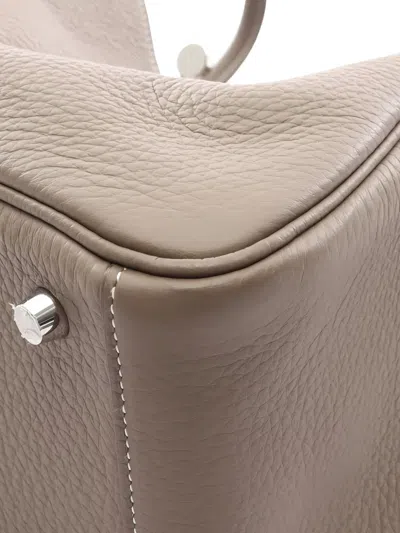 Pre-owned Hermes 2024 Lindy 26 Etoupe Tote Bag In Brown