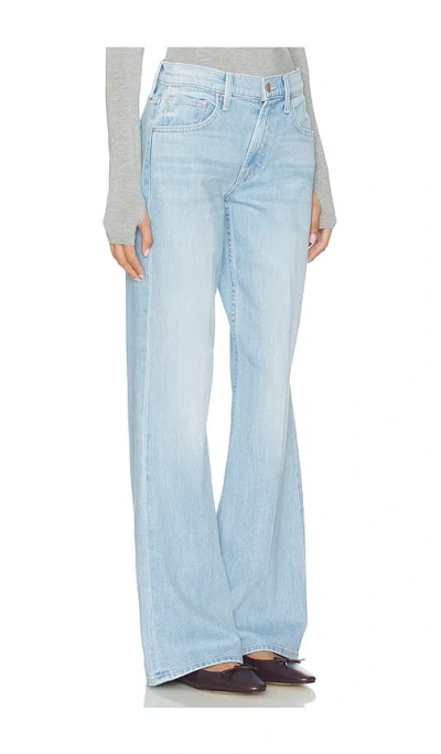 Mother The Bookie Sneak Jeans In Blue