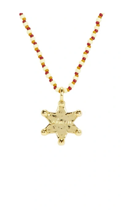 Anni Lu Lucky Star Necklace. In Gold