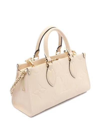 Pre-owned Louis Vuitton 2010s Onthego East West Monogram Tote Bag In Neutral