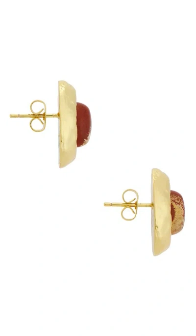 Anni Lu Cherry On Top Earrings In Gold