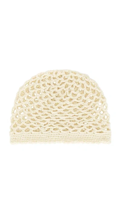 Lovers & Friends Dionne Crochet Hat In Gray
