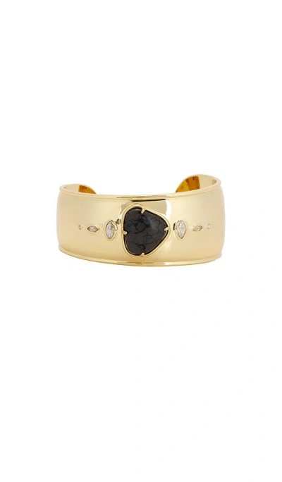 Ettika Midnight Solstice Thick Cuff Bracelet In Gold