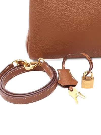 Pre-owned Hermes 2023 Kelly 28 Tote Bag In Brown