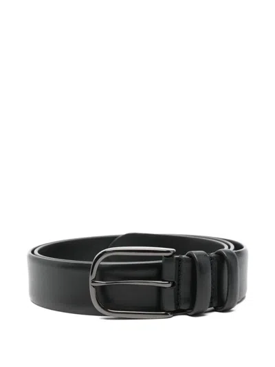 Officine Creative Leather Belt In Black