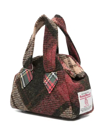 Vivienne Westwood Logo-embroidered Mini Tote Bag In Multi