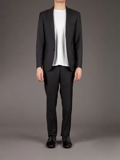 Caruso Two Button Jacket In Black