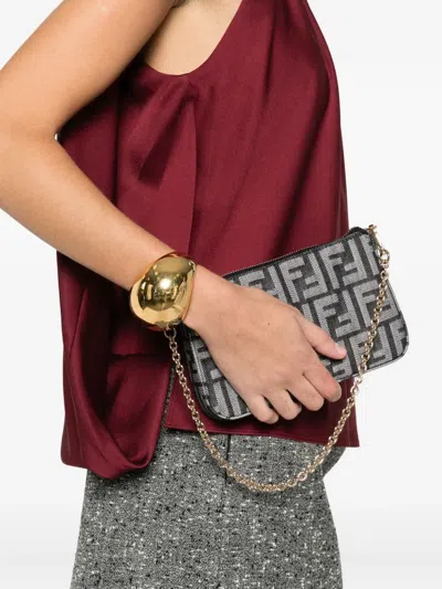 Fendi Baguette Mini Bag In Blue