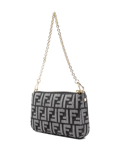 Fendi Baguette Mini Bag In Blue