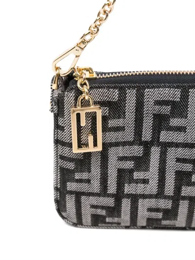 Fendi Baguette Mini Bag In Blue