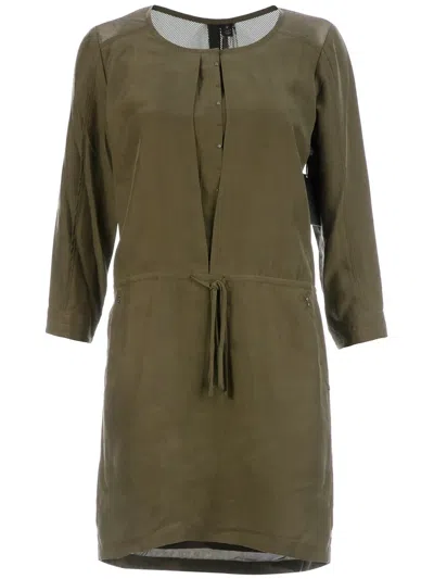 Edun Drawstring Dress In Green