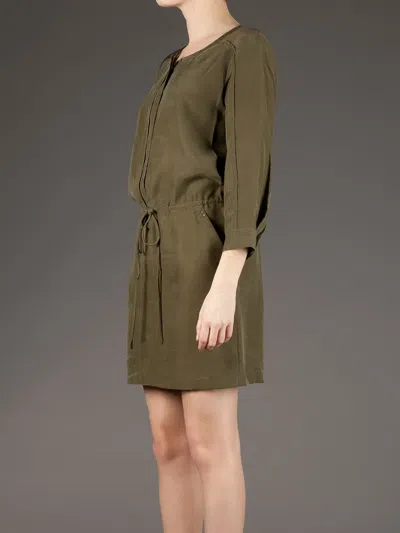 Edun Drawstring Dress In Green