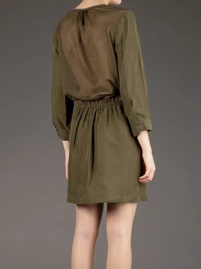 Edun Drawstring Dress In Green