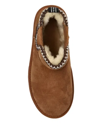 Emu Australia Suede Boots In Brown