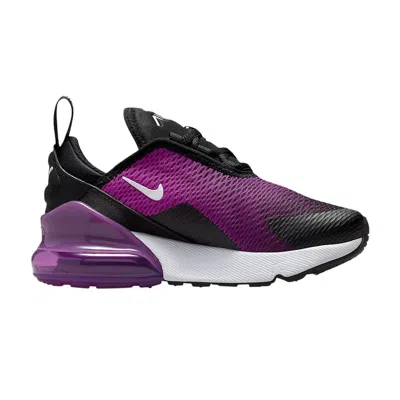 Pre-owned Nike Air Max 270 Ps 'black Vivid Purple' | Kid's Size 1