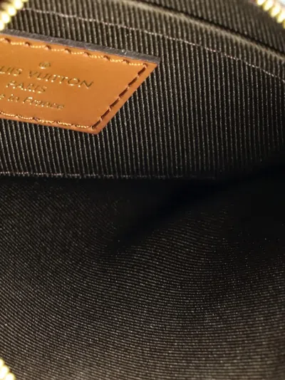 Pre-owned Louis Vuitton Monogram Canvas Pouch In Brown