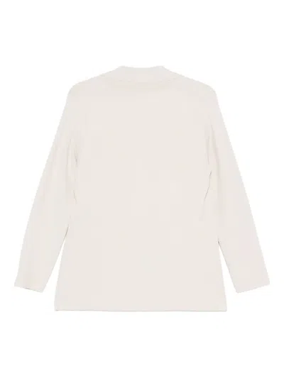 D Exterior Double-breasted Blazer In Neutral