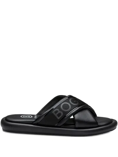 Bogner Criss-cross Sandals In Black