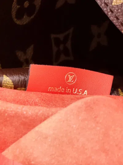 Pre-owned Louis Vuitton Neonoe Handbag Monogram Canvas Mm Bucket Bag In Brown