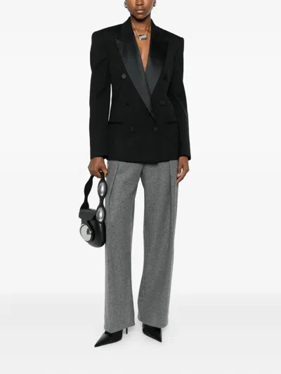 Stella Mccartney Double-breasted Blazer In Black