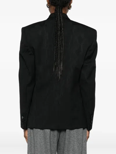 Stella Mccartney Double-breasted Blazer In Black