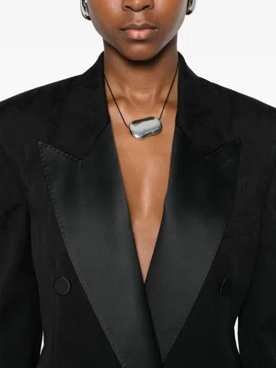 Stella Mccartney Double-breasted Blazer In Black