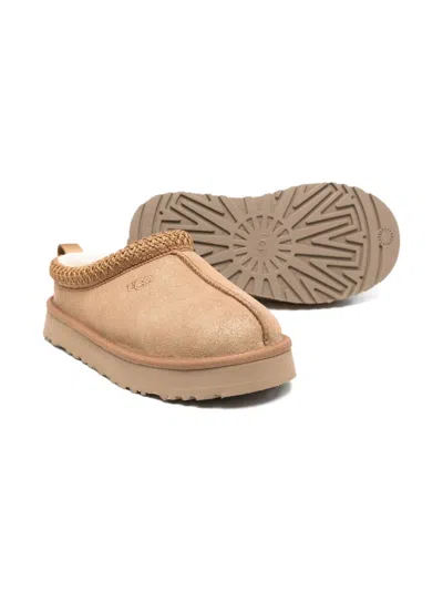 Ugg Tazz Dazzle Suede Slippers In Neutral