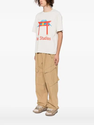 Melt Graphic-print T-shirt In White