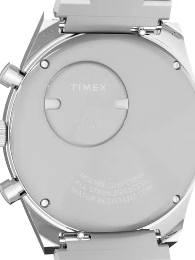 Timex Q Falcon Eye Chronograph 40mm In Metallic