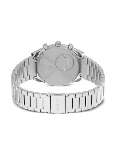 Timex Q Falcon Eye Chronograph 40mm In Metallic