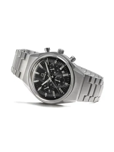 Timex Q Falcon Eye Chronograph 40mm In Metallic