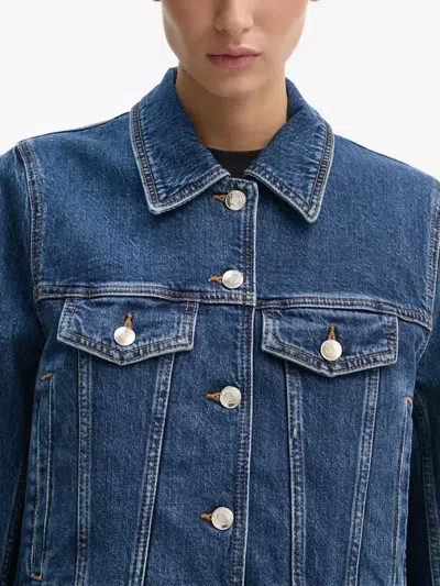 Iro Buttoned Pocket Jacket In Blue