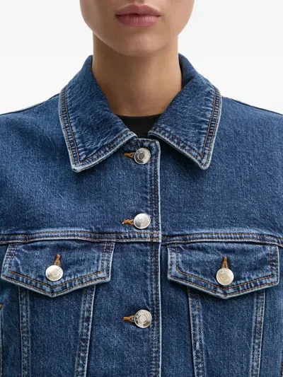 Iro Buttoned Pocket Jacket In Blue