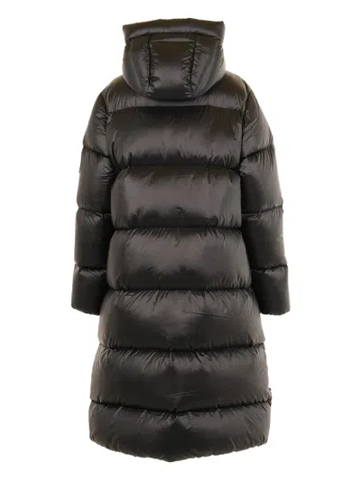 连帽领羽绒外套
