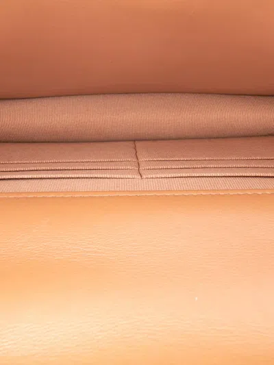 Pre-owned Chanel 2021-2025 Quilted Lambskin 19 Wallet On Chain Satchel In Brown