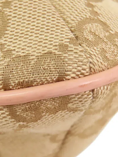 Pre-owned Gucci 2000-2015 Gg Canvas Web Crossbody Bag In Brown