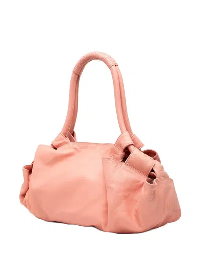 Pre-owned Loewe 2007 Nappa Aire Hobo Bag In Pink
